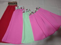 Saias de prenda infantil